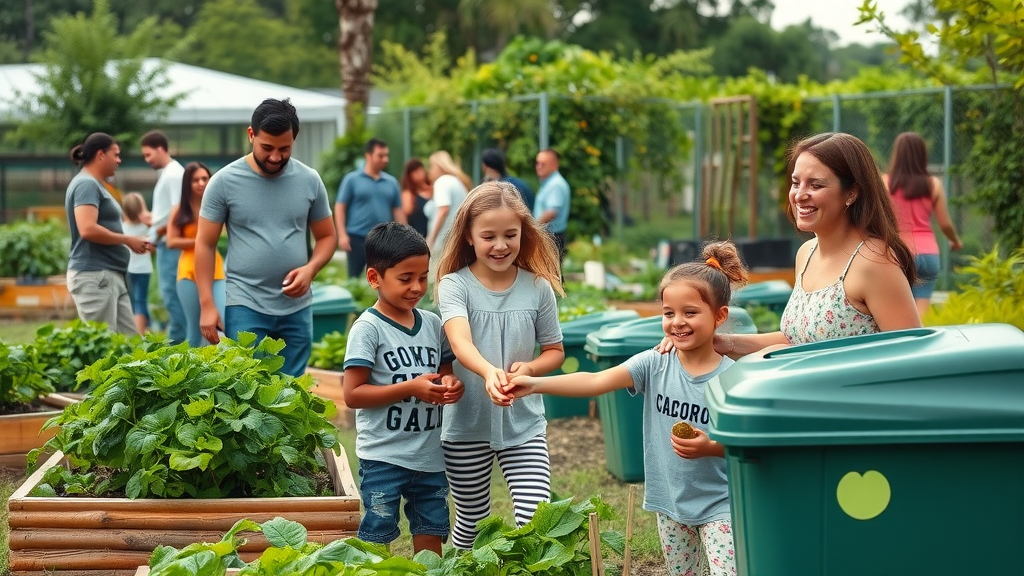 food waste orlando sustainable living tips community garden composting food scraps eco-friendly