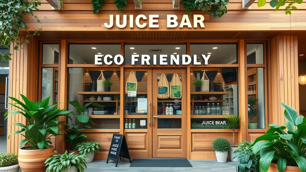 Grounding Roots organic juice bar and smoothie room Orlando College Park storefront