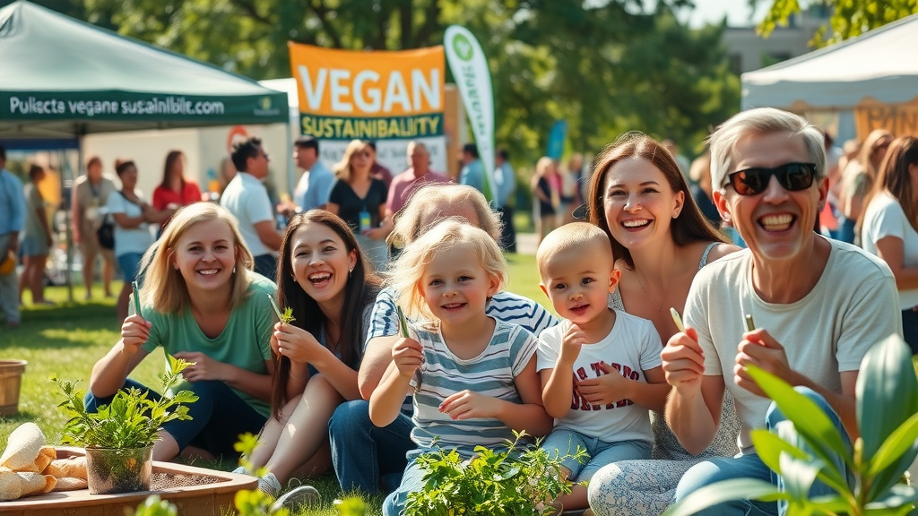 Eco-friendly vegan event Orlando families using reusable utensils
